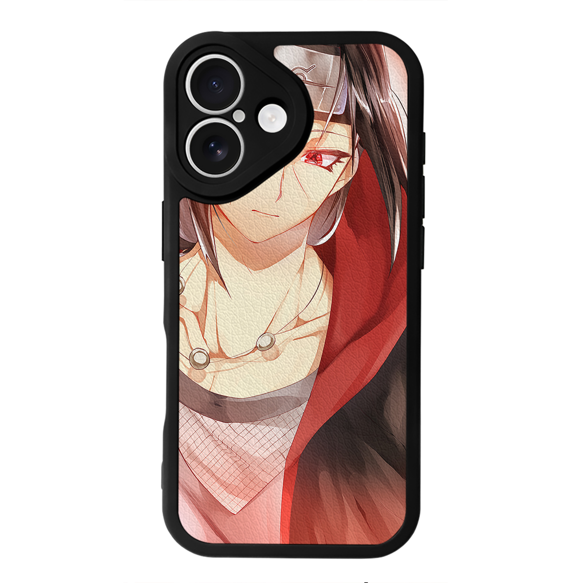 （画像用） NARUTO -ナルト- NARUTO -ナルト- 疾風伝 【iPhone 16シリーズ対応】シリコンスマホケース（レザー調） 材質：シリコン